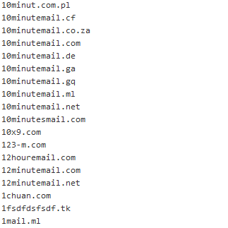 Więcej informacji o „Zestaw filtrów blokady e-mail z domen tymczasowych”