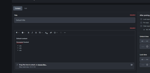 Więcej informacji o „Topic Presets”